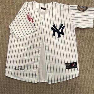 Mariano Rivera 1995-2013 New York Yankees Cooperstown Men  Jersey Sz M Majestic